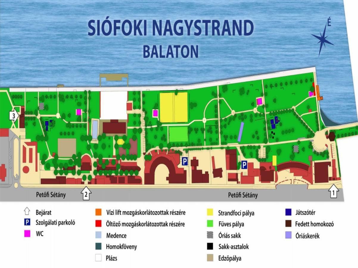 Riviera Wellness Apartman Siófok Exteriér fotografie